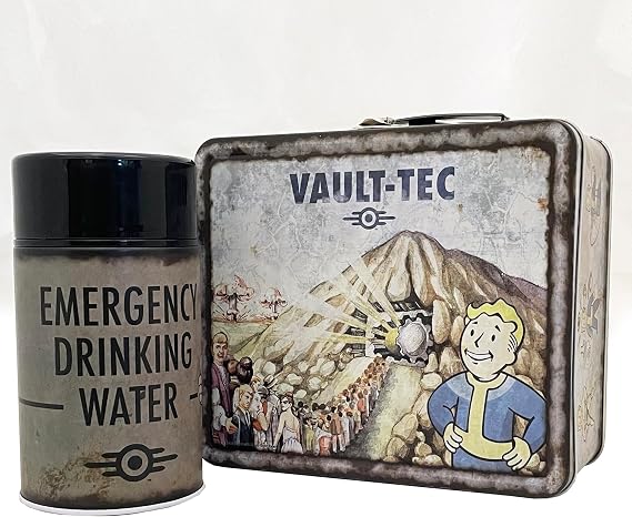 Fallout Weathered Vault-Tec Lunchbox & Flask