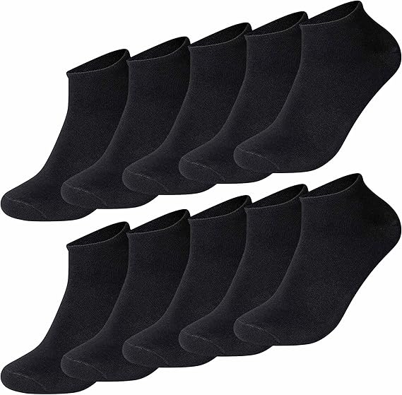 Anthony Jackson 10'lu Kutu BAMBU Premium Dikişsiz Bay - Bayan Sneaker Çorap