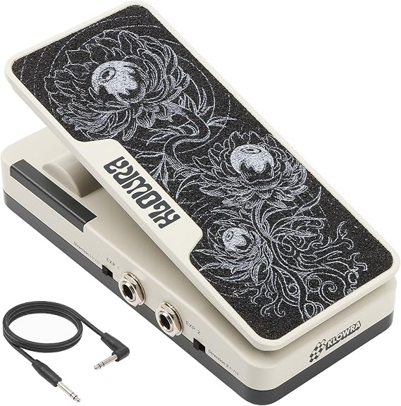 Mantra Dual Expression Pedal, Klowra x Hotone, Passive EXP with 2 Independent Outputs, Adjustable Polarity, Wide Compatibility for Guitar Pedals, Amps, Multi-Effects, MIDI Controllers