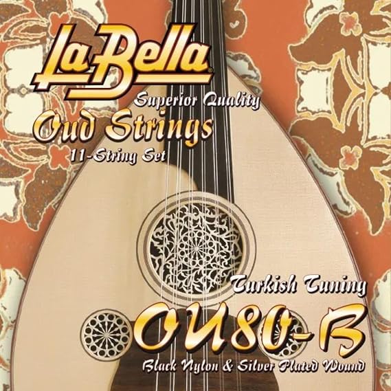 La Bella OU80B Strings for OUD/Turkish Tuning, Black