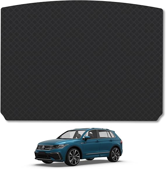 Compatible with VW Tiguan (2016-2024) 3mm Rubber Boot Mat
