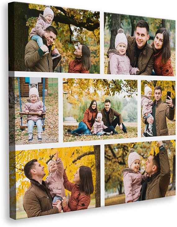 Print Maniacs Personalised Valentines Gifts: Canvas for Him & Her, Customise with Photo