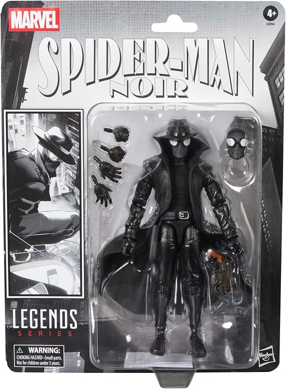 Hasbro Marvel Legends Serisi, Örümcek Adam Kara Aksiyon Figürü Vintage Koleksiyon Figürü, Örümcek Adam Çizgi Romanlarından Esinlendi, 15 cm