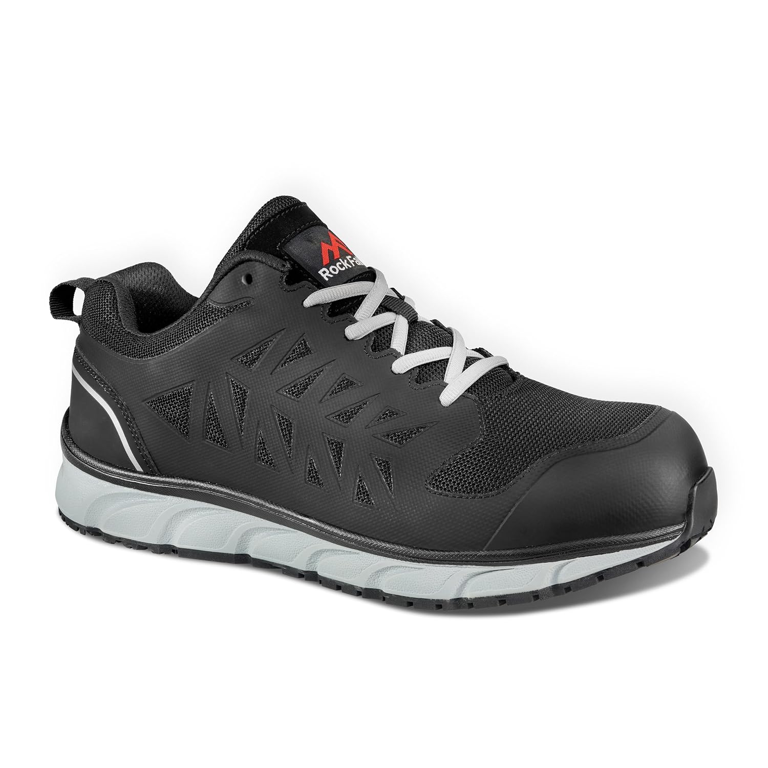Rock Fall Fly Lightweight Safety Steel Toe Cap Safety Trainer Unisex, Water Repellent Safety Boots, SRC Slip Rated Work, Lightweight and Breathable UK 10
