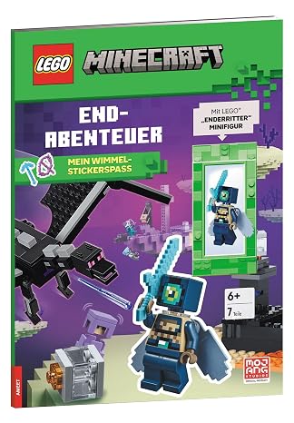 LEGO® Minecraft® - End-Abenteuer - Mein Wimmel-Stickerspaß: mit Minifigur Enderritter und Stickern