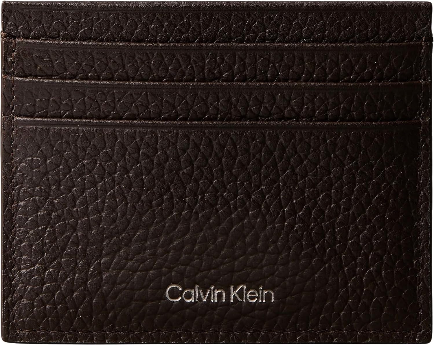 Calvin Klein Erkek FOIL EMBOSS CARDHOLDER Cüzdan Chocolate Martini Tek Beden