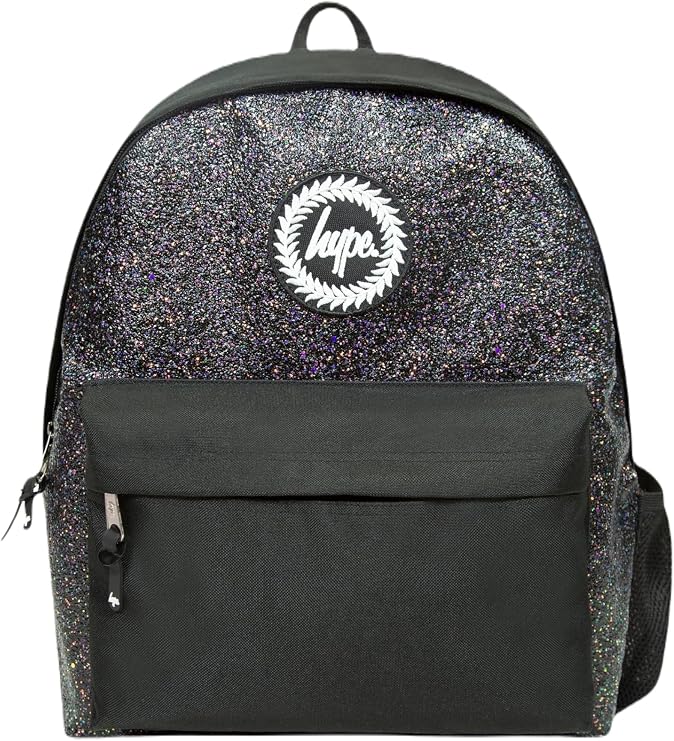 hype Holo Glitter Backpack (One Size) (Black)
