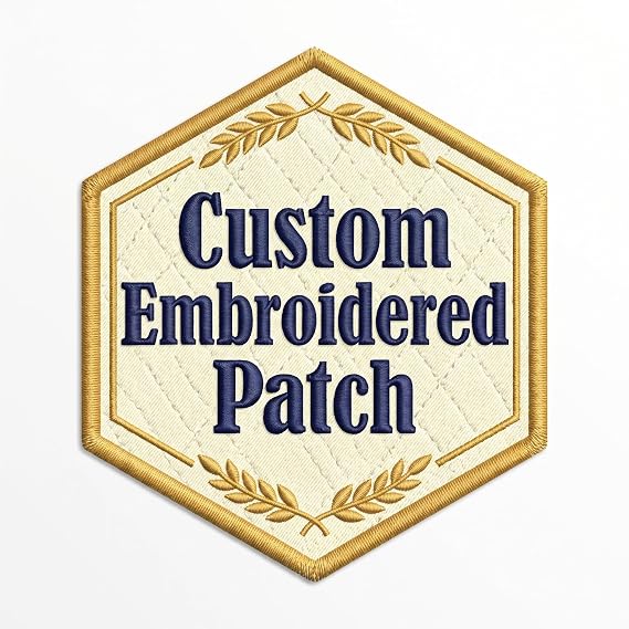 Custom Embroidered Personalised Patch Personalised sew on Badge Iron on Name Patch