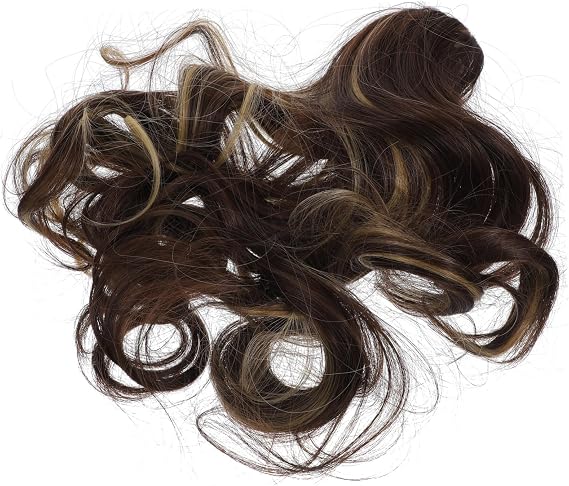 Long Curly Women Wig Clip Synthetic Hair Extension High Temperature Claw Hairpiece for Ponytails