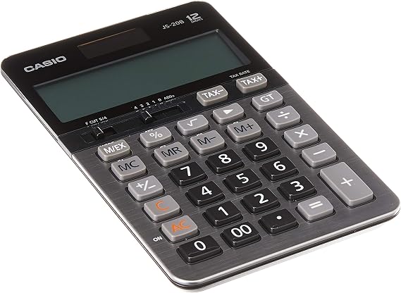 Casio Js-20b Prof-masa Tİpİ 12 Hane Hesap Makİnesİ