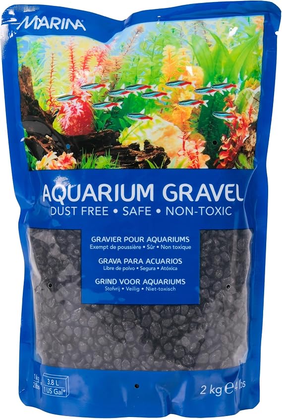 Marina Gravel, Black, 2 kg