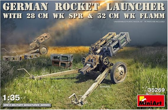Miniart 1:35 - German Rocket Launcher 28cm WK Spr & 32cm WK
