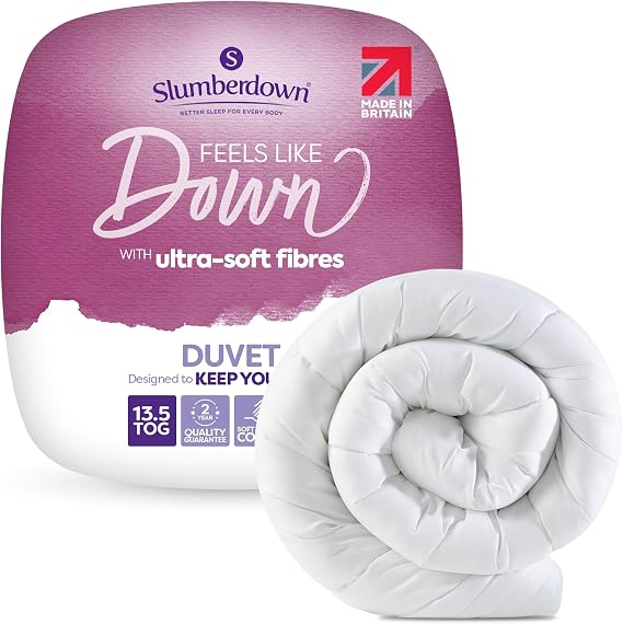 Slumberdown Feels like Down Superking Duvet 10.5 Tog All-Year Round Comfort
