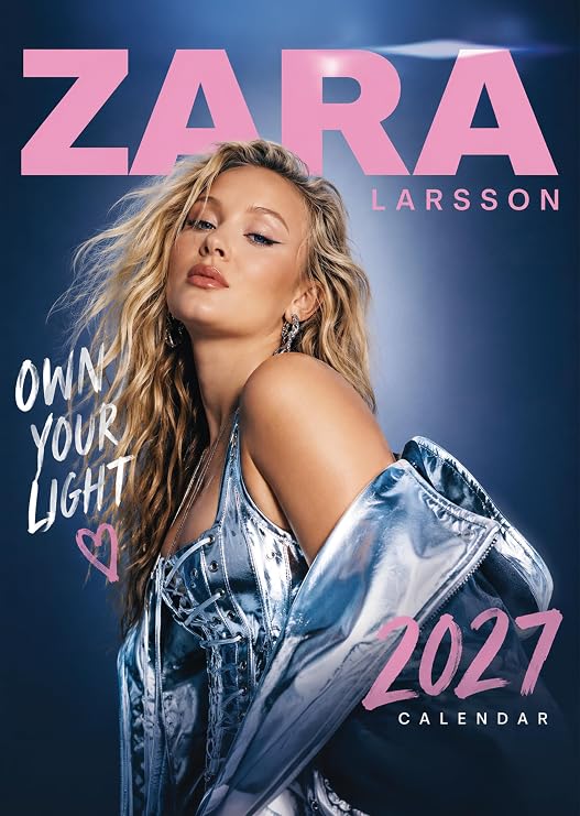 Zara Larsson 2027 Wall Calendar | A3 Size | Premium Quality | Ideal for Fans & Collectors