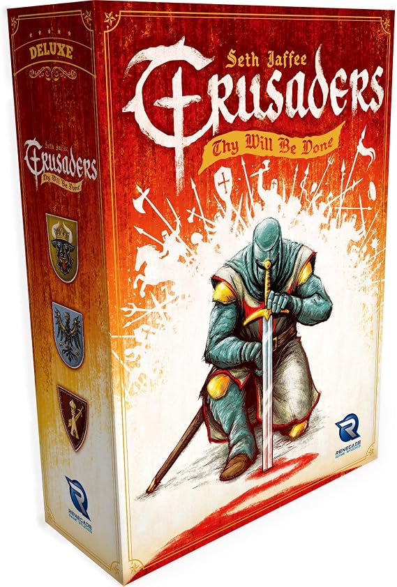 Renegade Game Studios | Crusaders: Thy Will Be Done | Strategic Euro-Style Board Game | 2-4 Players | 45-60 Minutes