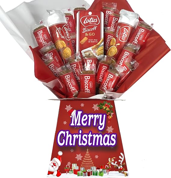 Christmas Chocolate Gift Hamper Bouquet Box (Compatible with BISCOFF)