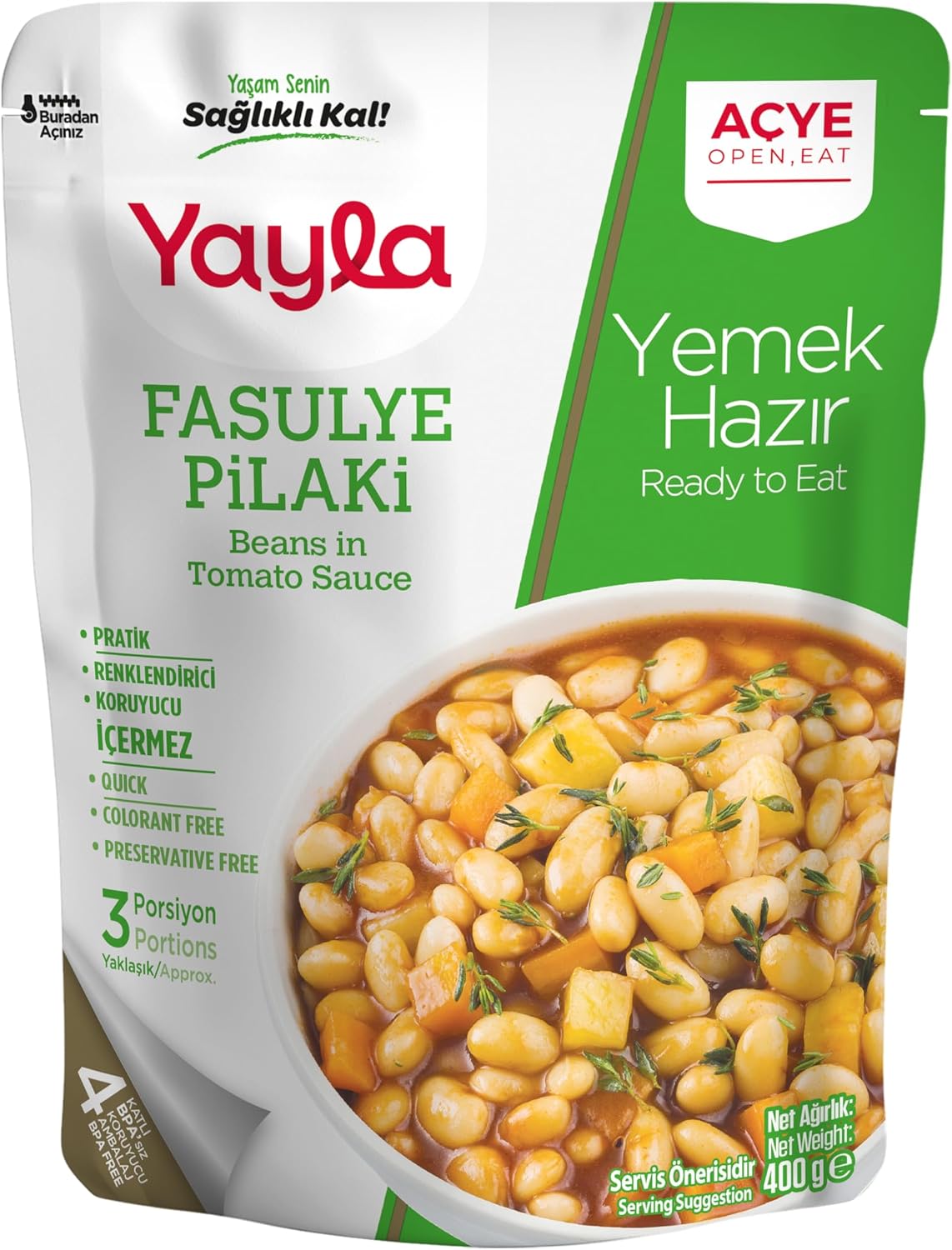 Yayla Bean Steak 400 Gr 6 pack