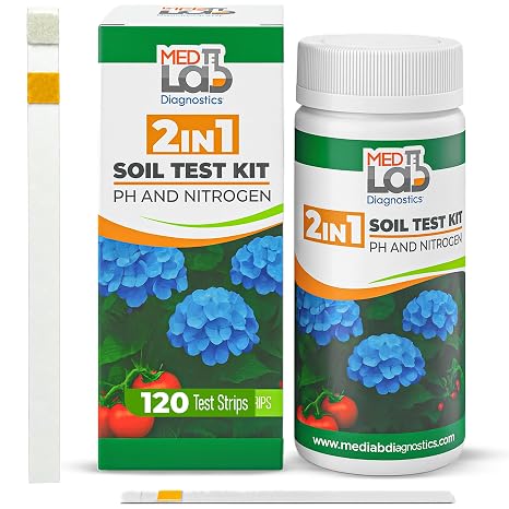 Soil Test Kit Strips for ph and nitrogen Testing