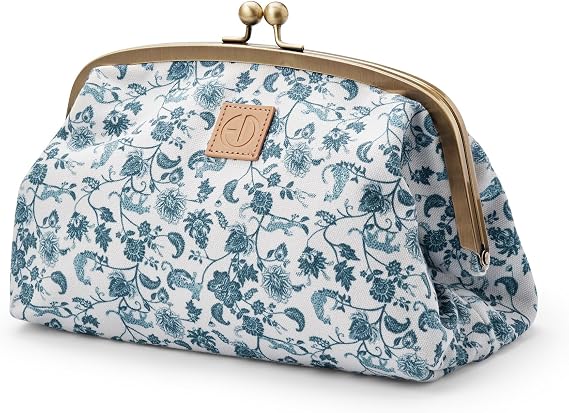 Elodie Details Zip&Go - Large Capacity Changing Bag for Baby Essentials, Nursing Pouch, Makeup Organizer, Wash Case, Toiletry Kit, Portable Travel Storage - Garden Leo Toile