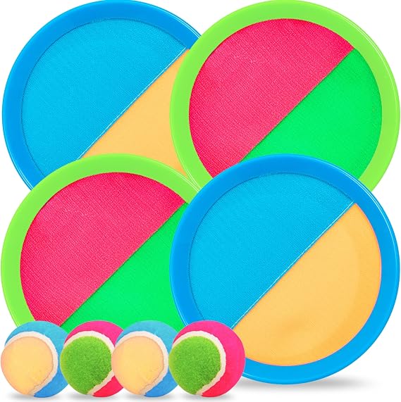 Chennyfun Toss & Catch Ball Outdoor Game Toys Set for Kids 3+ Years