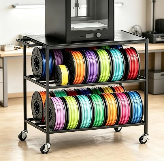 3dプリンターテーブル、頑丈な3dプリンタースタンド、3dプリンターフィラメント収納。