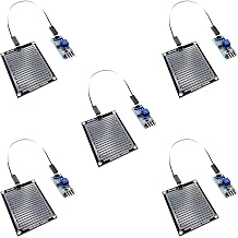 Rain Sensor for Arduino, ESP32, ESP8266, Raspberry Pi, 5 Pieces