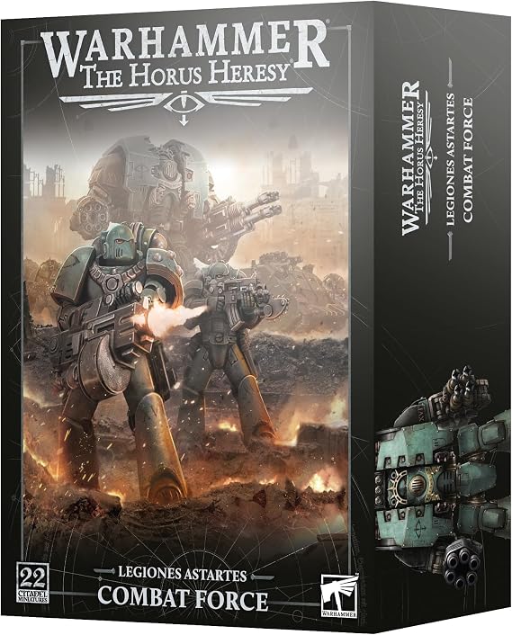 Games Workshop - Warhammer - Horus Heresy: Legiones Astartes Combat Force, Metallic (Silver, Grey, Black)