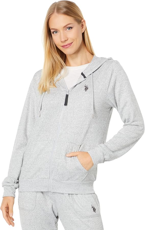 U.S. Polo Assn. Women's Hacci Hoodie Jacket