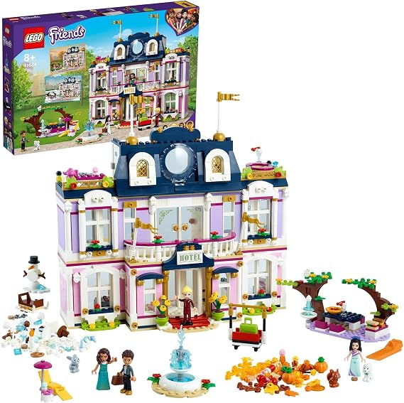LEGO Friends 41684 Heartlake City Grand Hotel, Toy Blocks, Present, Dolls, House, Girls, Ages 8 and Up