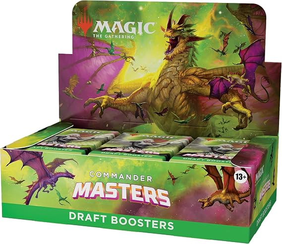 Magic The Gathering Commander Masters Draft Booster Box - 24 Packs