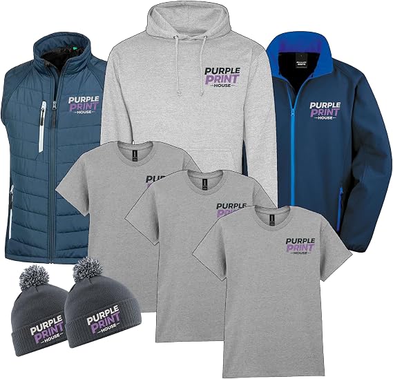Workwear Bundle for Men Custom Embroidered or Printed Personalised Business Work Wear Uniform Your Company Logo