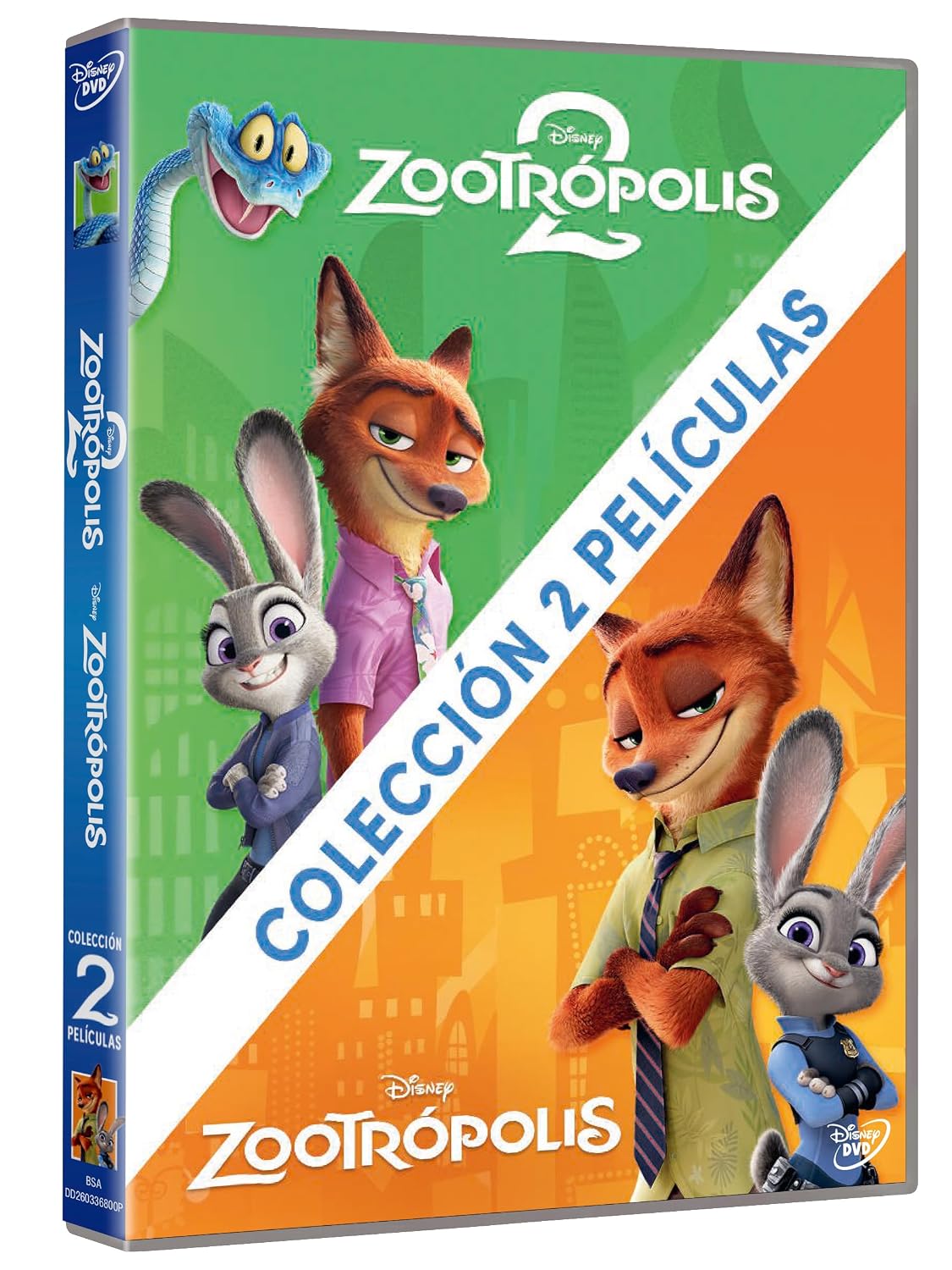 Zootropolis 1+2 Pack 2 Peliculas (DVD)