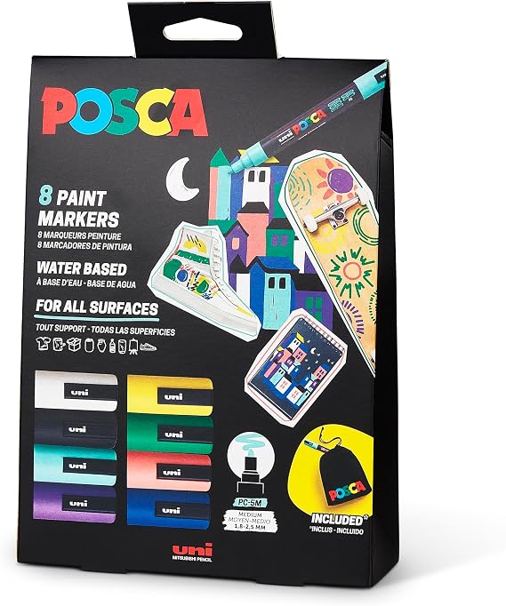 Posca PC-5M Set 8P