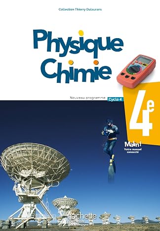 Physique-chimie 4e Cycle 4