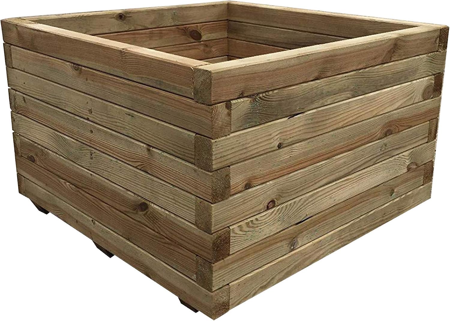 Simply Wood Tanalised Pressure Treated Square Planter – EXTRA LARGE PLUS