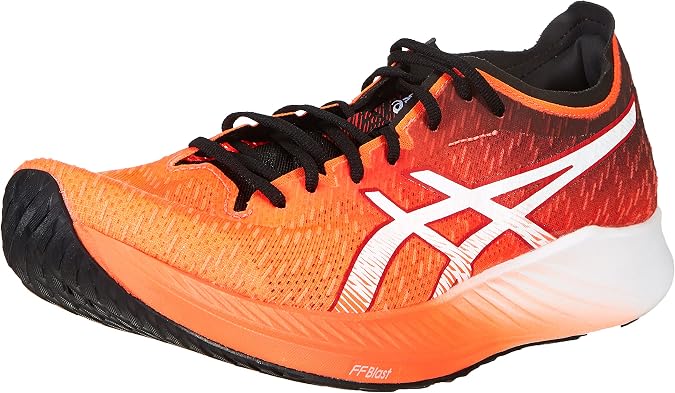 ASICS Magic Speed Road Running Shoe for Man Red White
