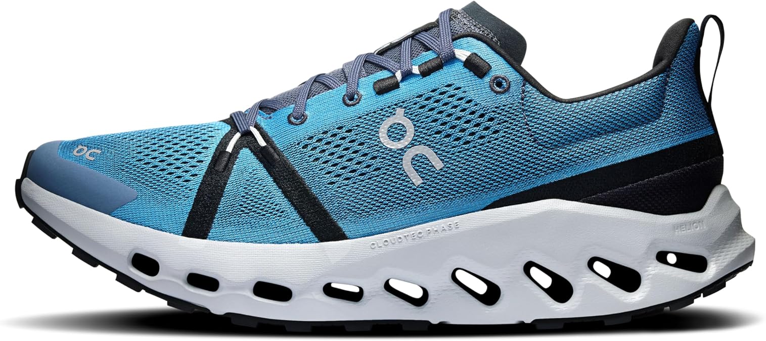 On Men's Cloudsurfer Trail Sneaker, Niagara/Glacier, 9.5