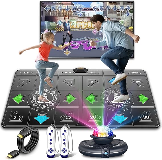 FWFX Tanzmatte TV: Plug&Play kabellose Controller Mehrere Modi Geschenk
