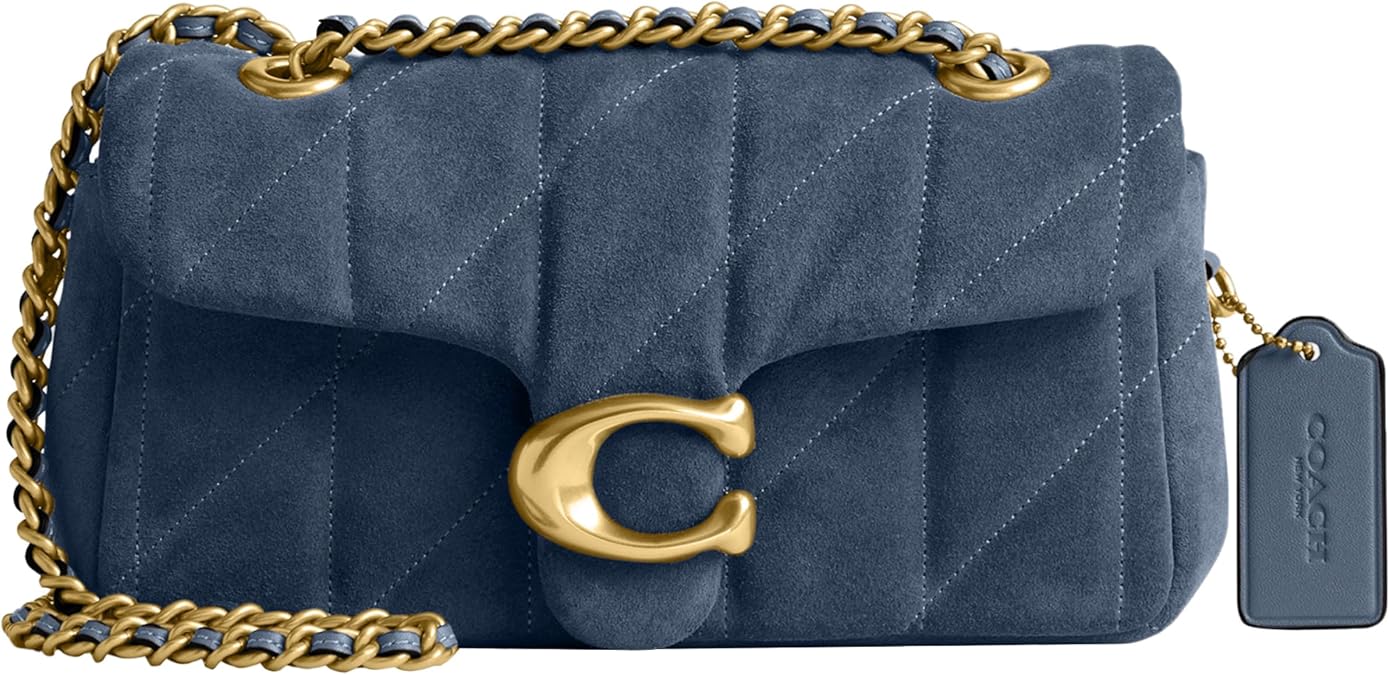 Coach Color Dyed Quilted Denim Tabby Shoulder Bag 21