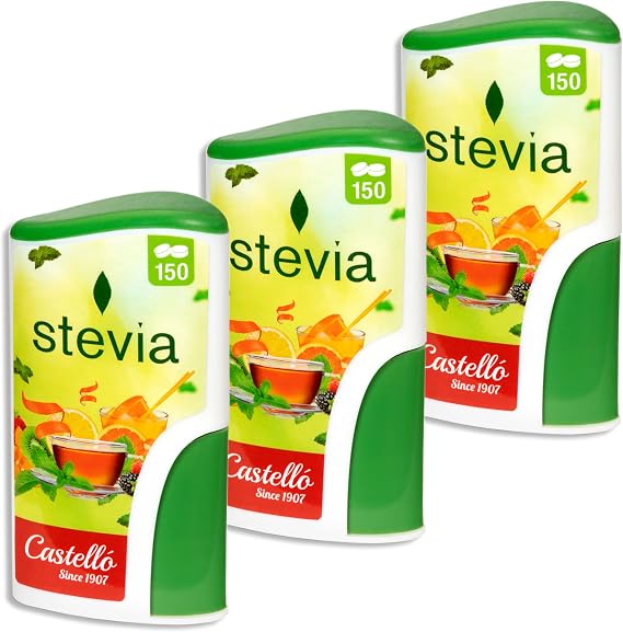 Castello since 1907 Stevia Sweetener Tablets - Pack of 3 (450 Tablets)