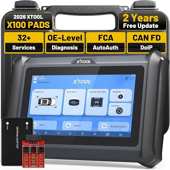 Xtool X100パッド 全システム Obd2スキャナー&プログラマーツール 32+リセット