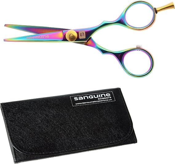 Titanium Moustache Beard Trimming Scissors, Men Grooming Scissors - 4.5 inch