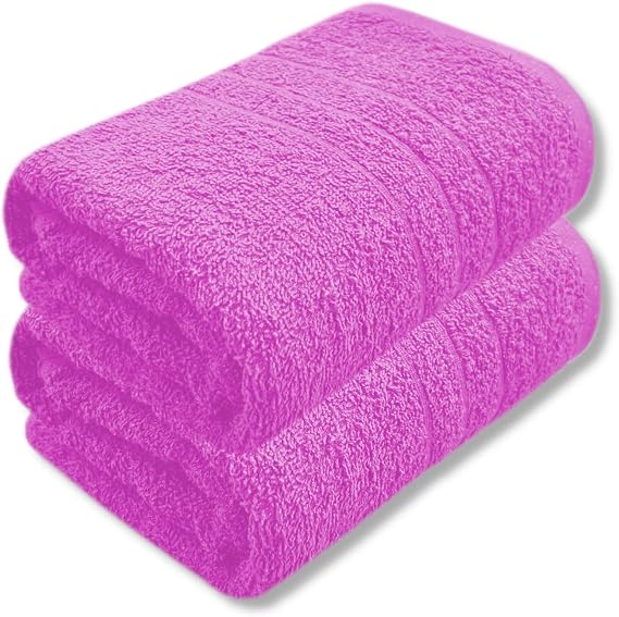 A & B TRADERS Bath Sheets Big Size Large Jumbo Towels Pure Egyptian Cotton Quick Dry Soft Bathroom Towels (Bath Sheet, Pink)