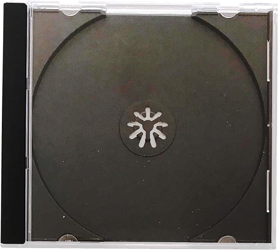 Standard Black CD Jewel Case - Premium 50 Pack