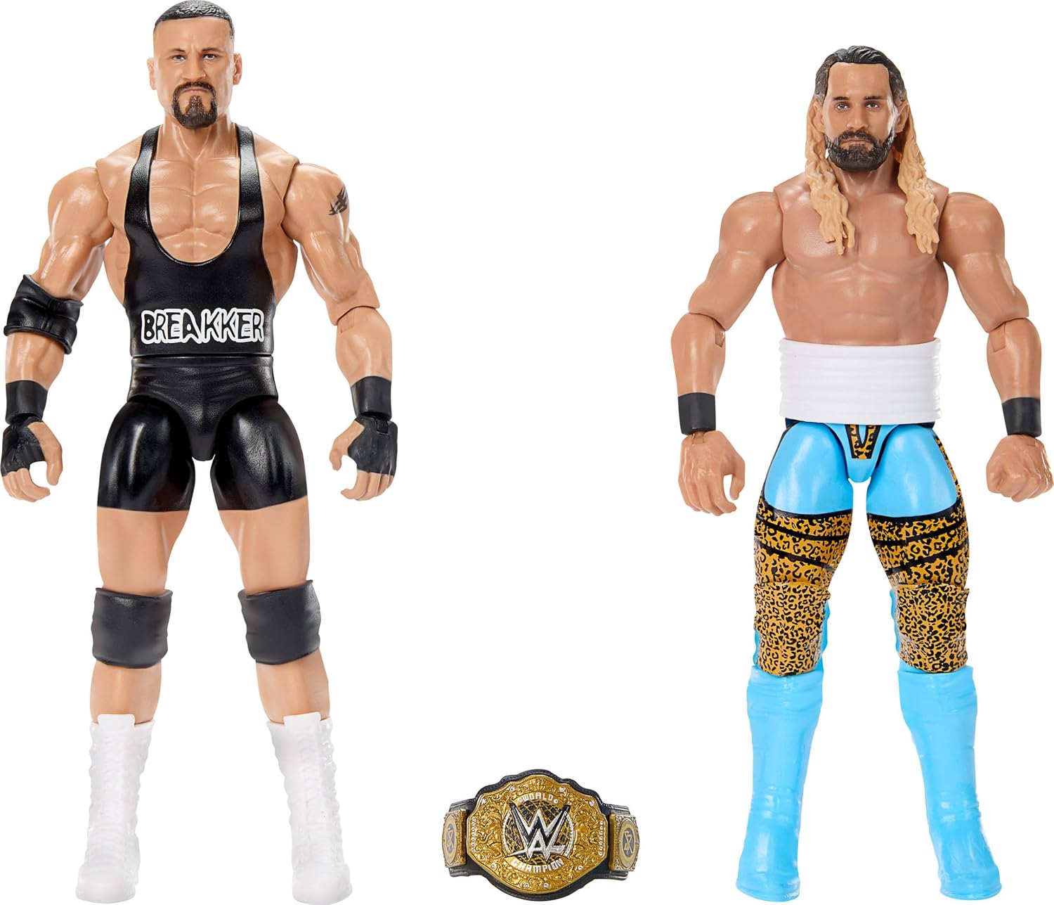 Mattel WWE Main Event Showdown Bron Breakker vs Seth 'Freakin' Rollins 2-Pack