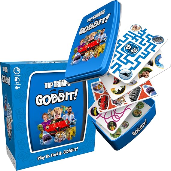 Top Trumps Original Goddit! Card Game for Kids and Adults Family Game Travel Game 1 to 6 Players Makes a Great Gift for Ages 6 plus