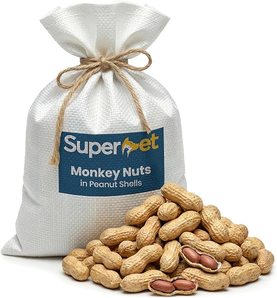 Superpet Monkey Nuts Peanuts for Wild Birds, Squirrel Food, Shell-On 0.25kg