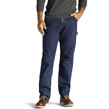 Lee Men's Dungarees Straight Leg Carpenter Jeanloose-fit Tischlerjeans Mit Geradem Bein Jeans