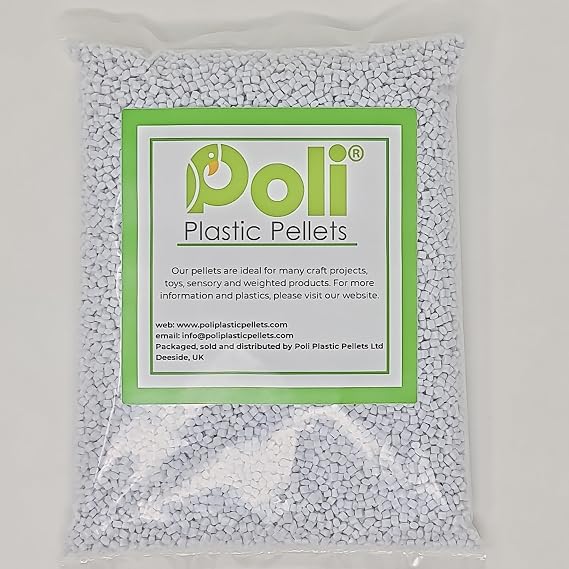 Heavy Plastic Pellets. Ideal for Filling Weighted Blankets, Bears, Dolls, and Other Craft Projects (500g)
