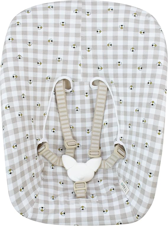 JYOKO Kids Cover Liner Compatible with Stokke Newborn (Picnic Vichy)